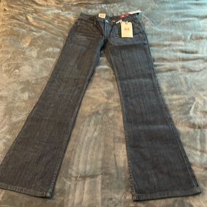 BNWT X2 W10 Flare Leg Dark Blue Size 0 Long